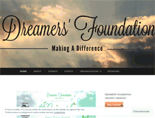 Tablet Screenshot of dreamersfound.org